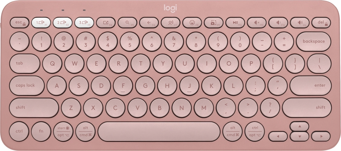 Teclado Logitech Pebble 2 K380S Bluetooth/Wireless SP Rose
